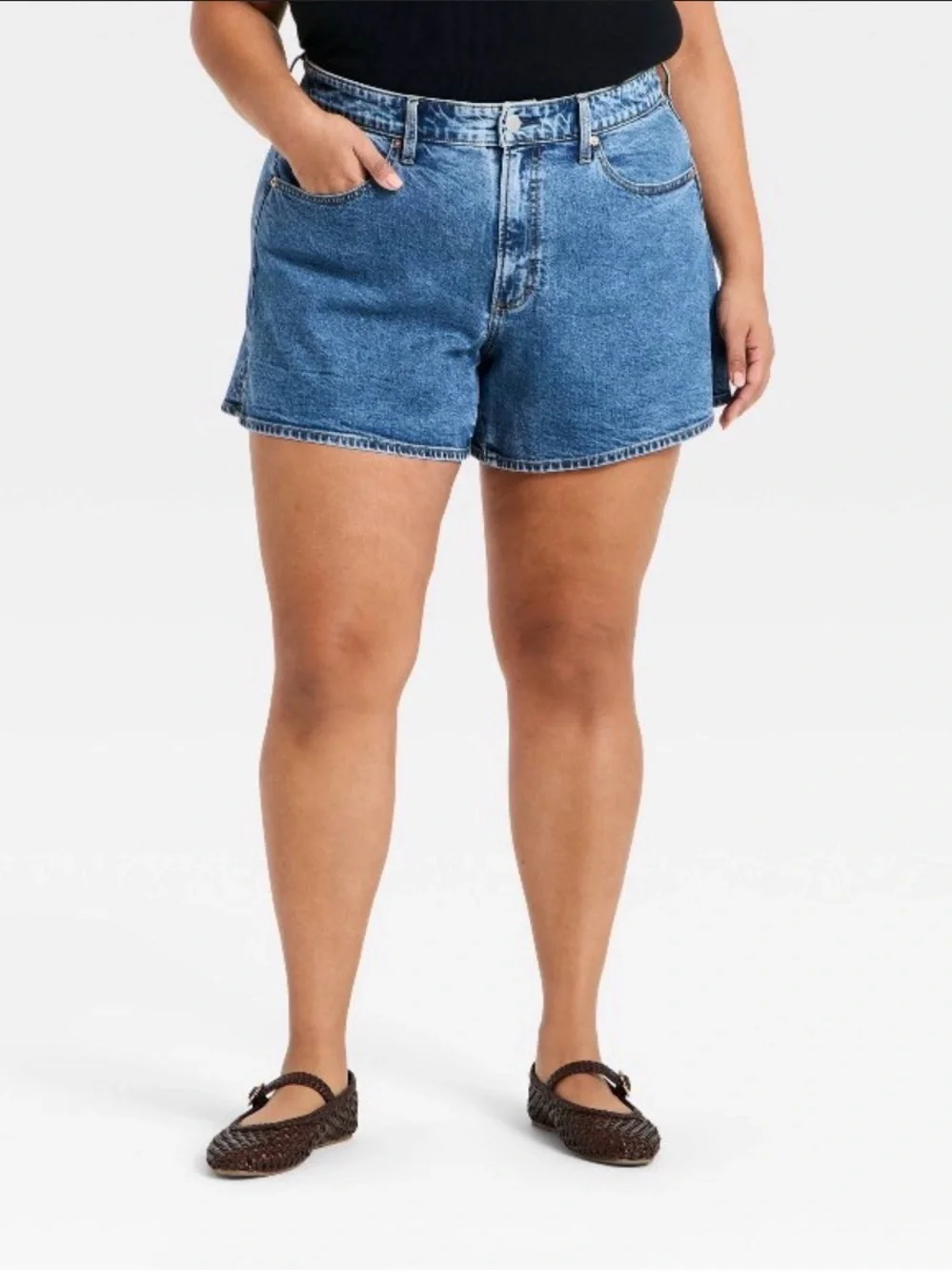 Ava & Viv Midi Shorts - Picture 1 of 4